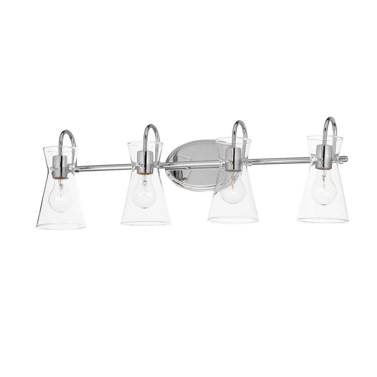 Maxim Ava 4-Light Bath Vanity in Polished Chrome 12484CLPC