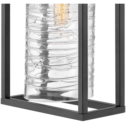 Hinkley Lighting Pax Medium Wall Mount Lantern Satin Black 1254SK