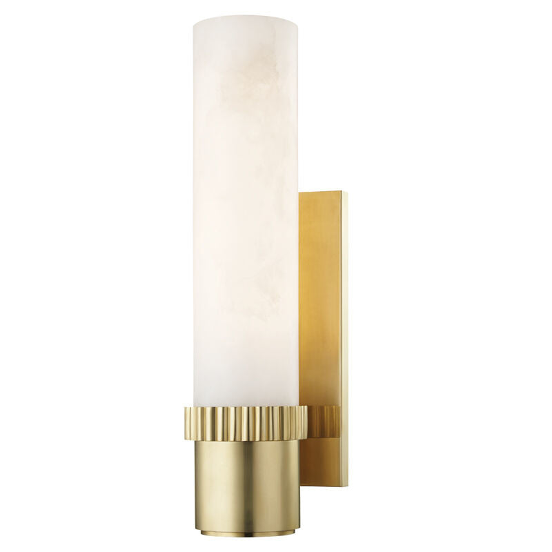 Hudson Valley Lighting Argon Wall Sconce in Aged Brass 1260-AGB