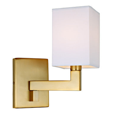 JVI Designs Allston One Light Small Swing Arm in Satin Brass 1263-10