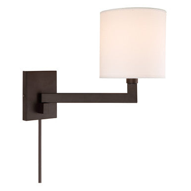 JVI Designs Allston One Light Large Swing Arm in Oil Rubbed Bronze 1264-08