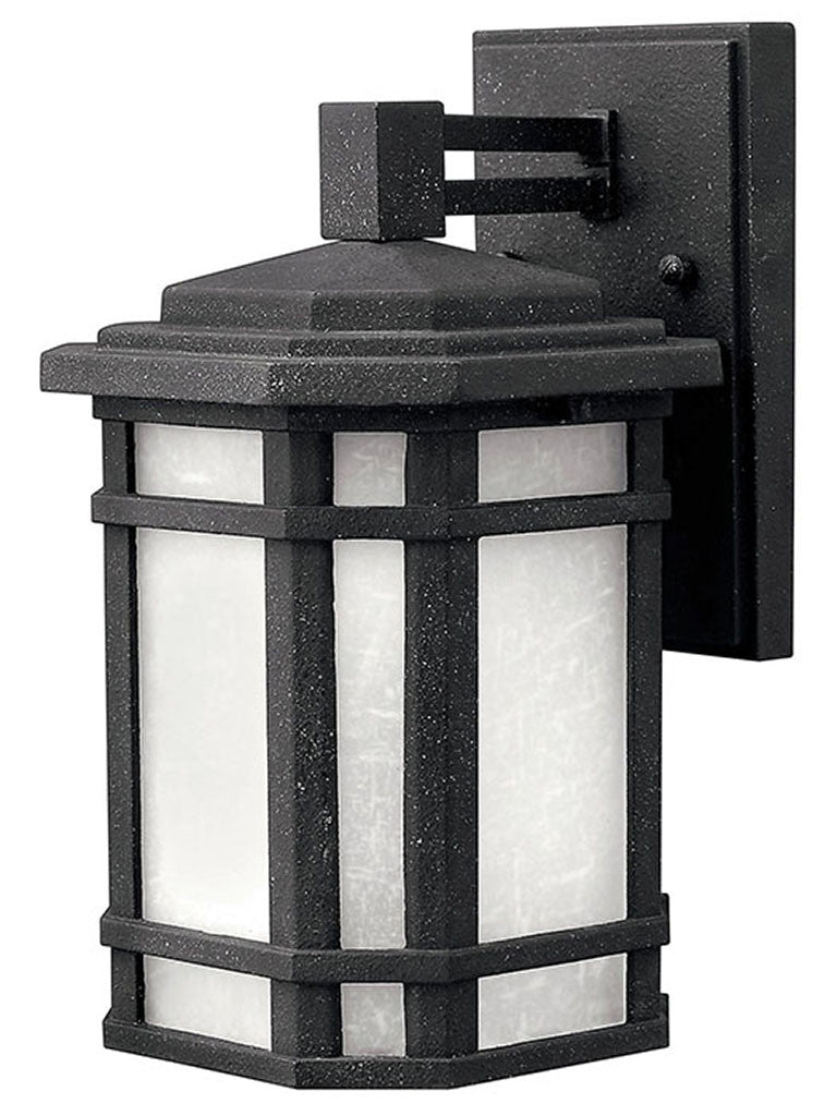 Hinkley Lighting Cherry Creek Small Wall Mount Lantern Vintage Black 1270VK