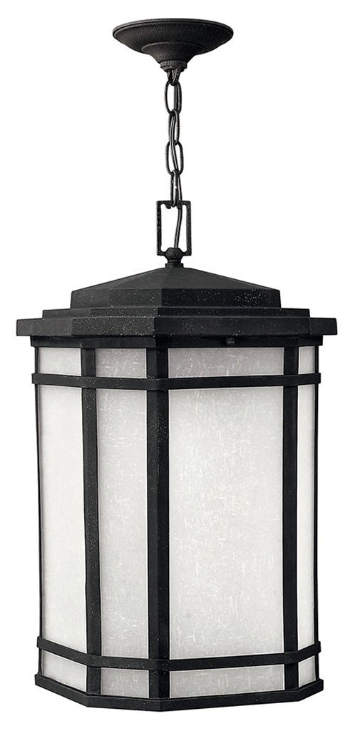 Hinkley Lighting Cherry Creek Large Hanging Lantern Vintage Black 1272VK