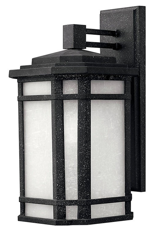 Hinkley Lighting Cherry Creek Medium Wall Mount Lantern Vintage Black 1274VK