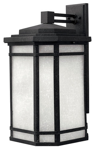 Hinkley Lighting Cherry Creek Large Wall Mount Lantern Vintage Black Integrated LED Bulb(s) 1275VK-LED