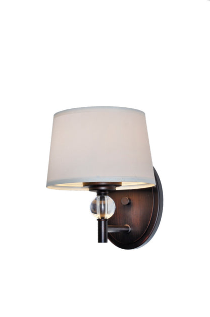 Maxim Rondo 1-Light Wall Sconce in Oil Rubbed Bronze 12761WTOI