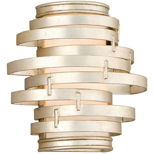 Corbett Lighting Vertigo Wall Sconce in Modern Silver Leaf 128-11