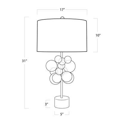 Regina Andrew Coastal Living Bubbles Table Lamp (Clear) Designed By Regina Andrew 13-1400CLR