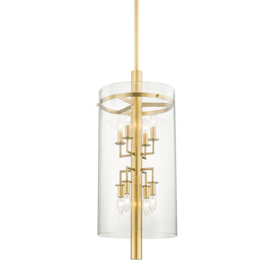 Hudson Valley Lighting Baxter Lantern in Aged Brass 1308-AGB