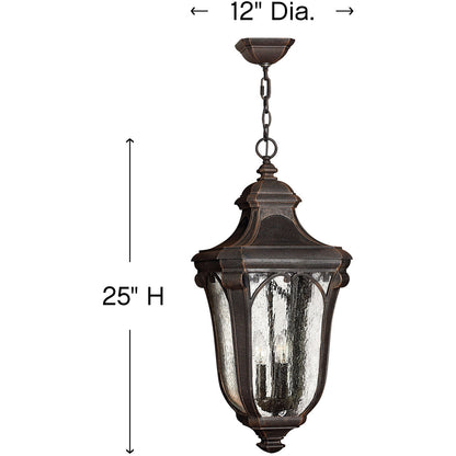 Hinkley Lighting Trafalgar Large Hanging Lantern Mocha 1312MO