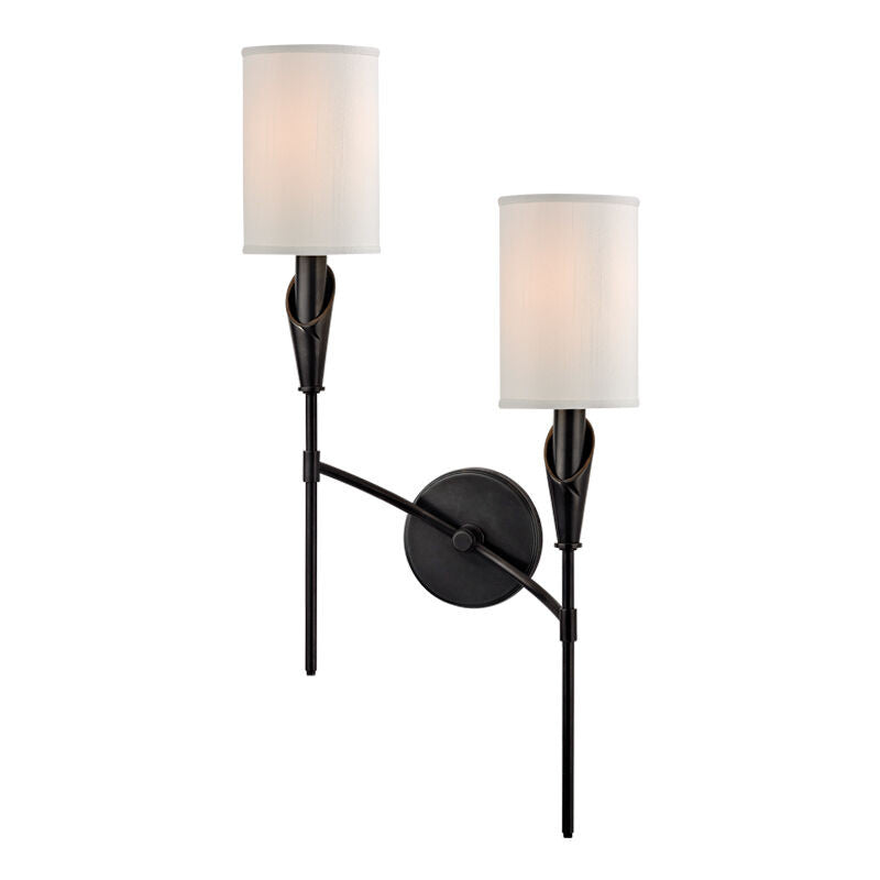 Hudson Valley Lighting Tate Wall Sconce in Old Bronze 1312R-OB