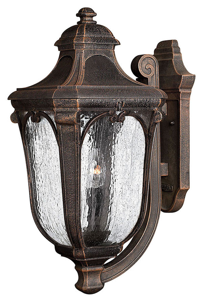 Hinkley Lighting Trafalgar Medium Wall Mount Lantern Mocha 1315MO