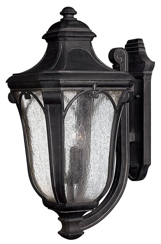 Hinkley Lighting Trafalgar Large Wall Mount Lantern Museum Black 1319MB