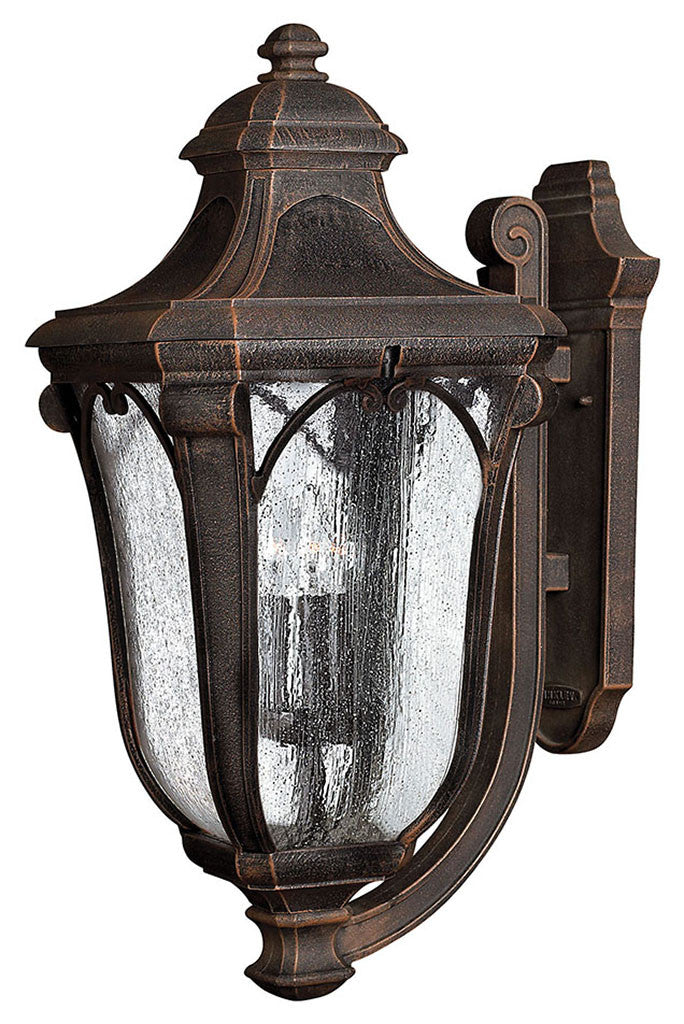 Hinkley Lighting Trafalgar Large Wall Mount Lantern Mocha 1319MO