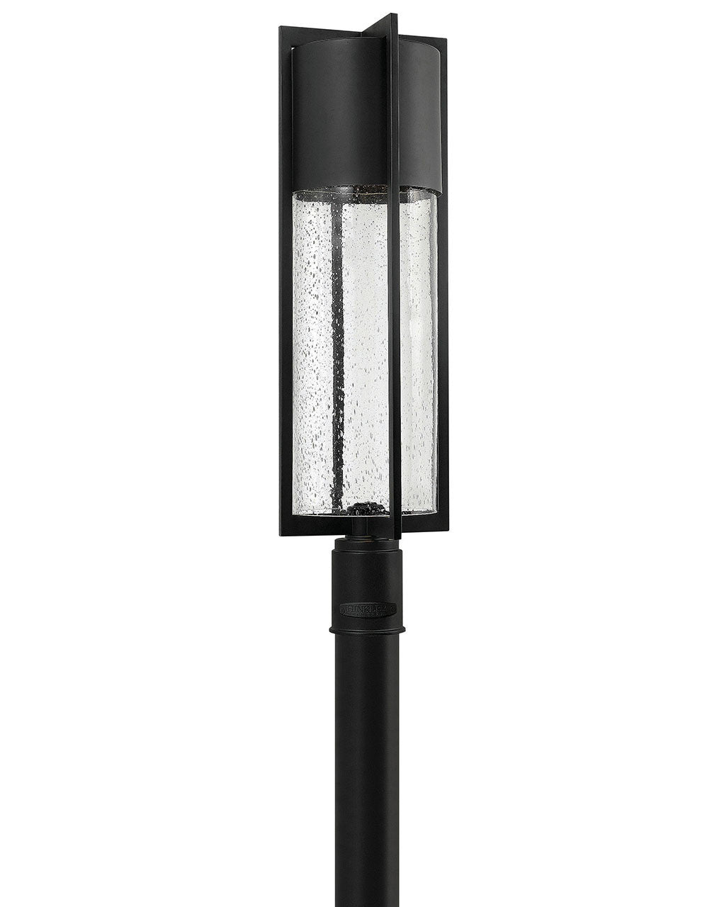 Hinkley Lighting Shelter Large Post Top or Pier Mount Lantern 12v Black Low Voltage 12V LED Bulb(s) Included 1321BK-LV