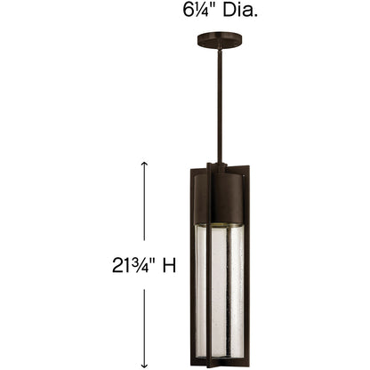 Hinkley Lighting Shelter Medium Hanging Lantern Buckeye Bronze 1322KZ