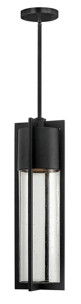 Hinkley Lighting Shelter Medium Hanging Lantern Black Integrated LED Bulb(s) 1322BK-LED