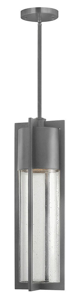 Hinkley Lighting Shelter Medium Hanging Lantern Hematite 1322HE