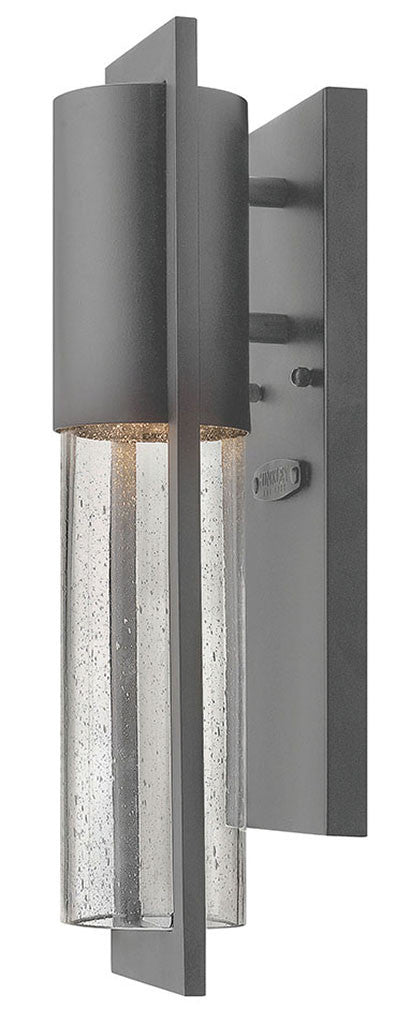 Hinkley Lighting Shelter Extra Small Wall Mount Lantern Hematite 1326HE