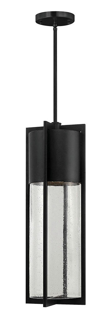 Hinkley Lighting Shelter Large Hanging Lantern Black Integrated LED Bulb(s) 1328BK-LED