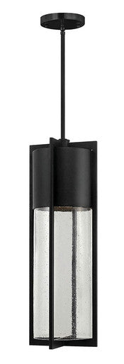 Hinkley Lighting Shelter Large Hanging Lantern Black Integrated LED Bulb(s) 1328BK-LED