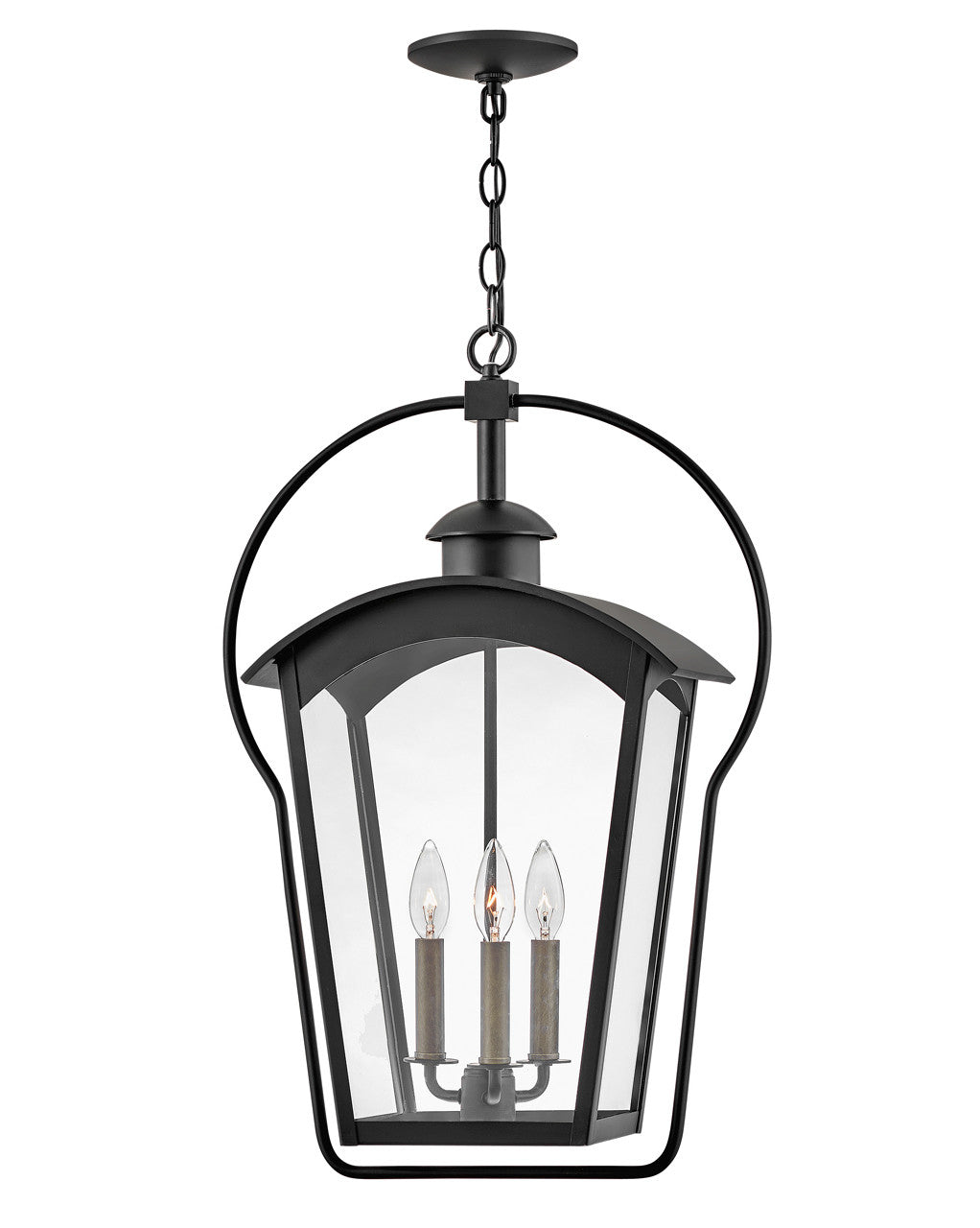 Hinkley Lighting Yale Large Hanging Lantern Black 13302BK