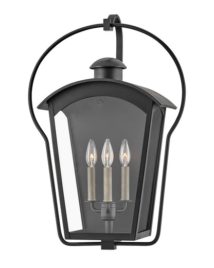 Hinkley Lighting Yale Large Wall Mount Lantern Black 13303BK