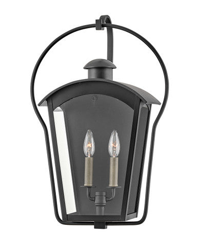 Hinkley Lighting Yale Medium Wall Mount Lantern Black 13304BK