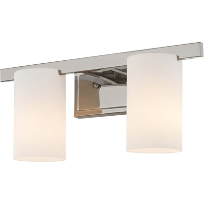 Livex Lighting Astoria Collection 2 Light Polished Chrome Bath Light in Polished Chrome 1332-05