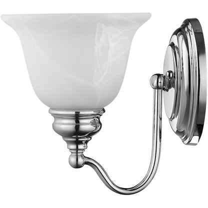 Livex Lighting Essex Collection 1 Light Polished Chrome Bath Light in Polished Chrome 1351-05