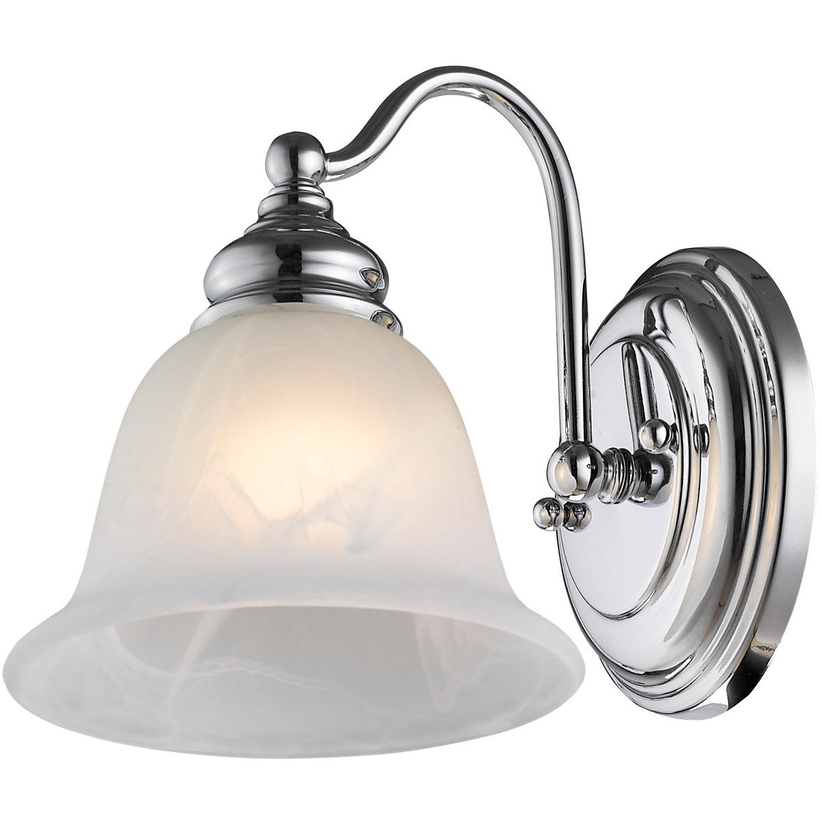 Livex Lighting Essex Collection 1 Light Polished Chrome Bath Light in Polished Chrome 1351-05