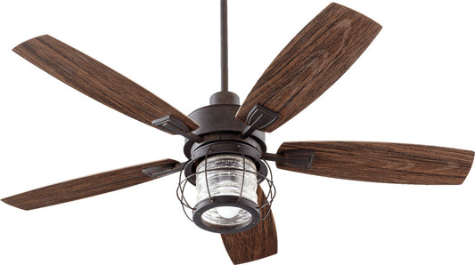 Quorum Galveston Patio Fan in Toasted Sienna 13525-44