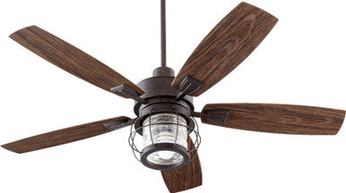 Quorum Galveston Patio Fan in Toasted Sienna 13525-44