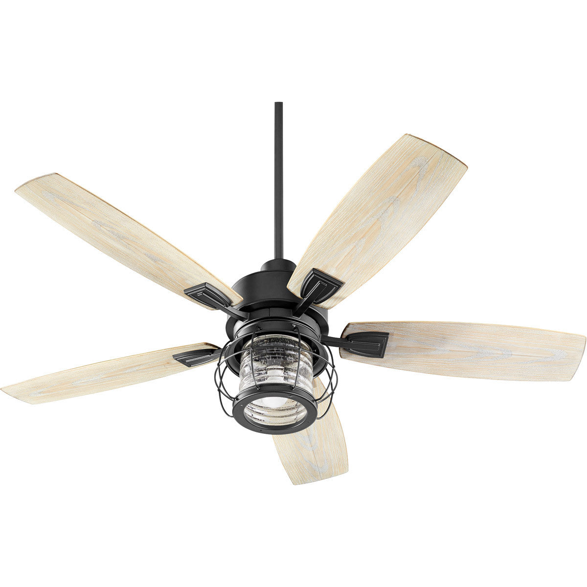 Quorum Galveston Patio Fan in Noir 13525-69