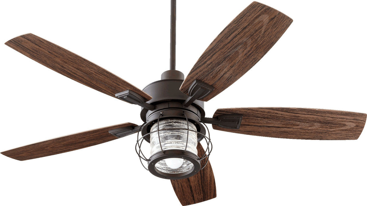 Quorum Galveston Patio Fan in Oiled Bronze 13525-86