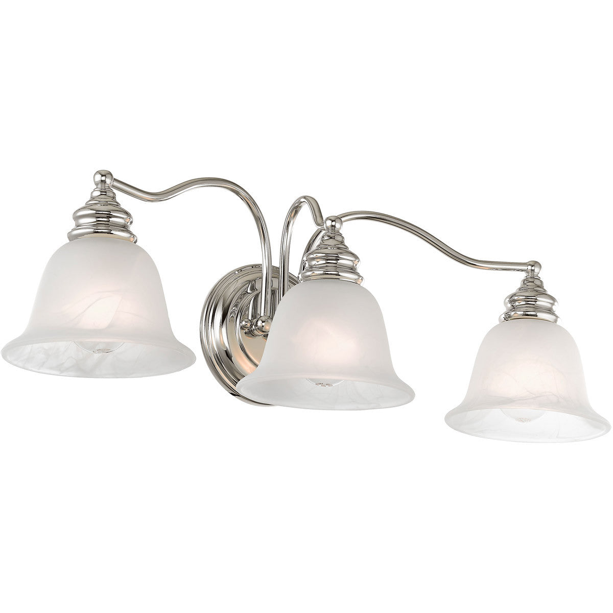 Livex Lighting Essex Collection 3 Light Polished Chrome Bath Light in Polished Chrome 1353-05