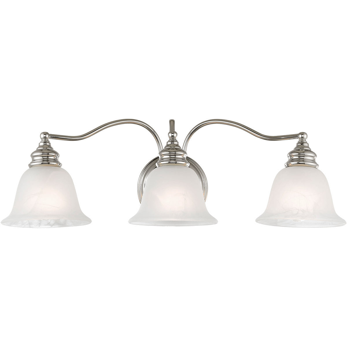 Livex Lighting Essex Collection 3 Light Polished Chrome Bath Light in Polished Chrome 1353-05