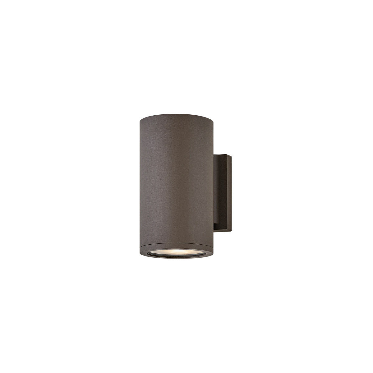 Hinkley Lighting Silo Small Down Light Wall Mount Lantern Architectural Bronze LED Bulb(s) Included 13590AZ-LL