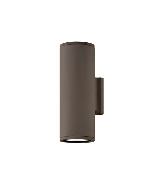 Hinkley Lighting Silo Small Up/Down Light Wall Mount Lantern Architectural Bronze LED Bulb(s) Included 13594AZ-LL