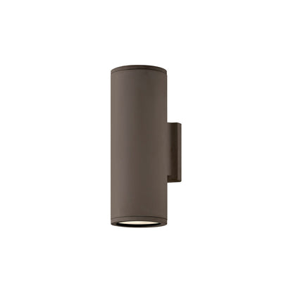 Hinkley Lighting Silo Small Up/Down Light Wall Mount Lantern Architectural Bronze LED Bulb(s) Included 13594AZ-LL