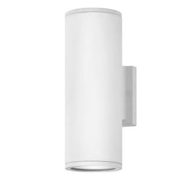 Hinkley Lighting Silo Small Up/Down Light Wall Mount Lantern Satin White LED Bulb(s) Included 13594SW-LL