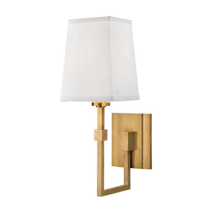 Hudson Valley Lighting Fletcher Wall Sconce in Aged Brass 1361-AGB