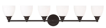 Livex Lighting Somerville Collection 6 Light Bronze Bath Light in Bronze 13666-07