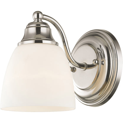 Livex Lighting Somerville Collection 1 Light Polished Chrome Wall Sconce in Polished Chrome 13671-05