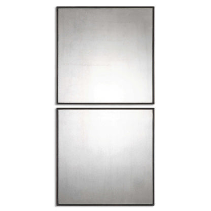 Uttermost Matty Antiqued Square Mirrors S/2 13932