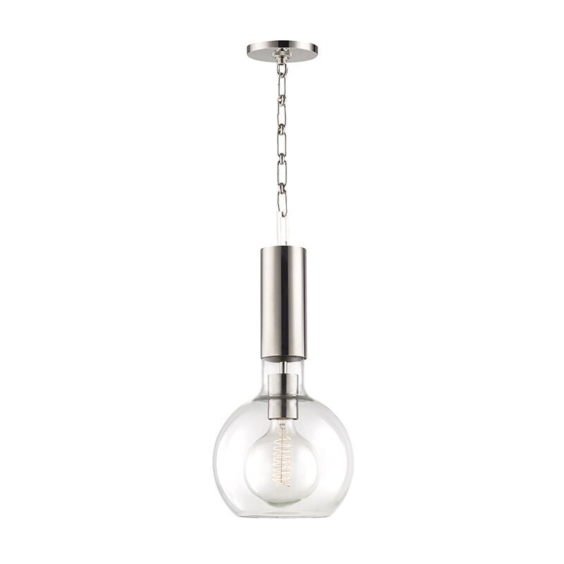 Hudson Valley Lighting Raleigh Pendant in Polished Nickel 1409-PN