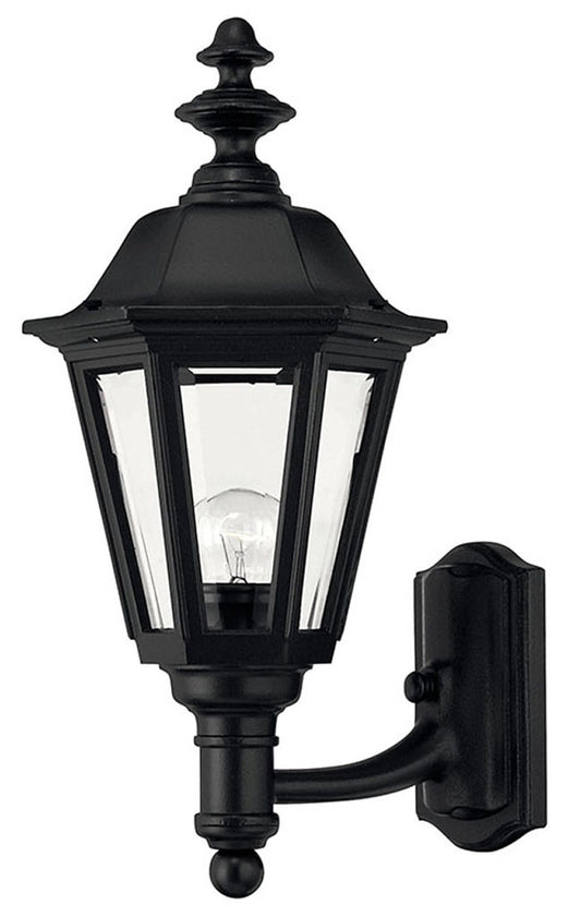 Hinkley Lighting Manor House Medium Wall Mount Lantern Black 1419BK