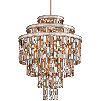 Corbett Lighting Dolcetti Chandelier in Dolcetti Silver 142-413