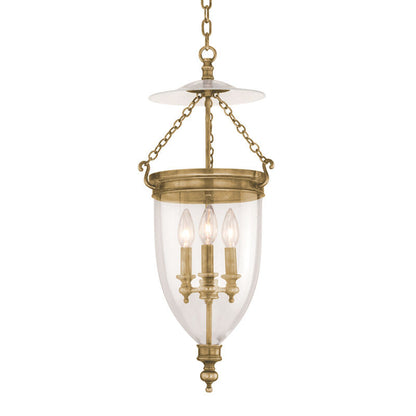 Hudson Valley Lighting Hanover Pendant in Aged Brass 142-AGB