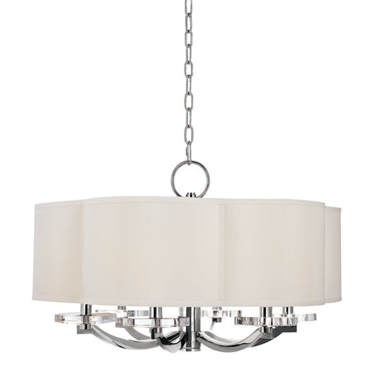 Hudson Valley Lighting Garrison Chandelier in Polished Nickel 1426-PN